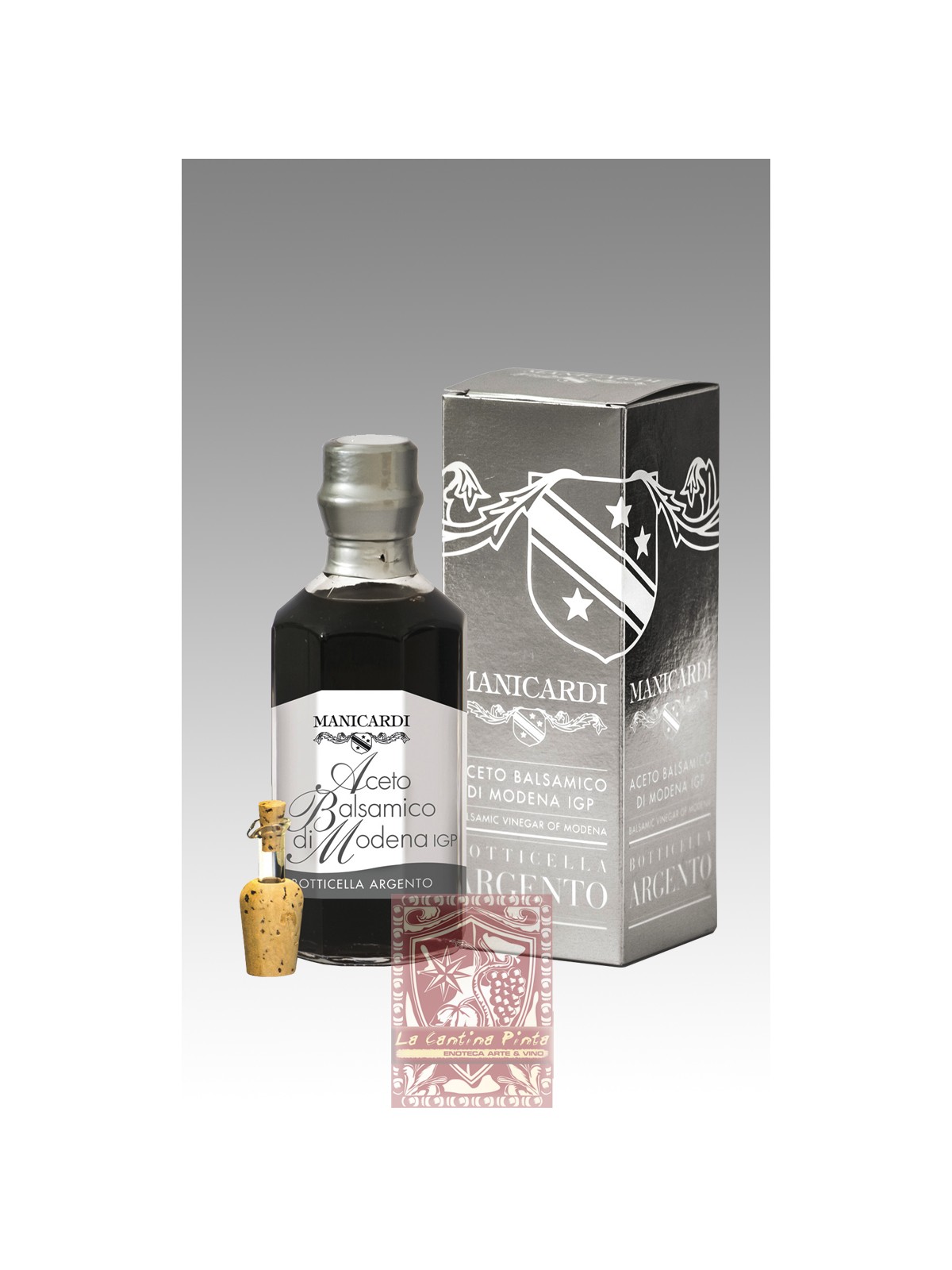 ACETO BALSAMICO DI MODENA BOTTICELLA ARGENTO - MANICARDI