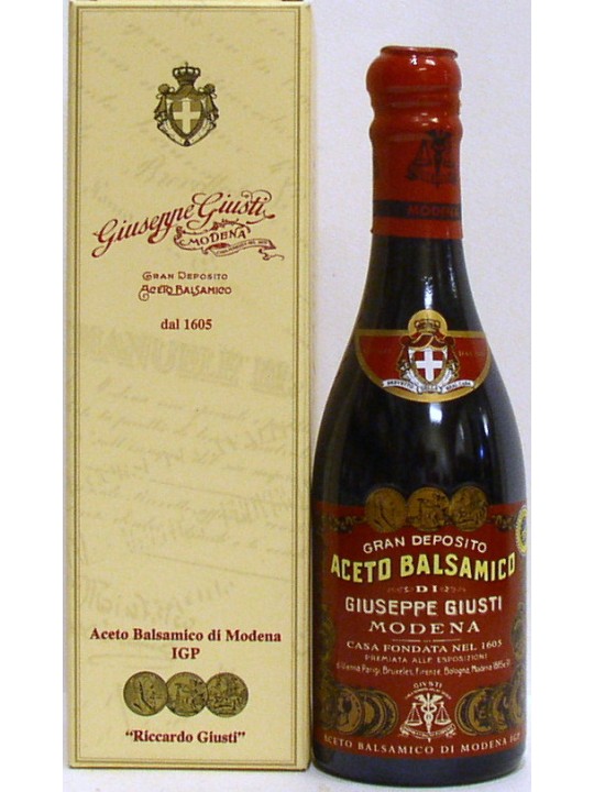 ACETO BALSAMICO DI MODENA IL DENSO 3 MEDAGLIE D'ORO RICCARDO GIUSTI 250 ml - GIUSTI