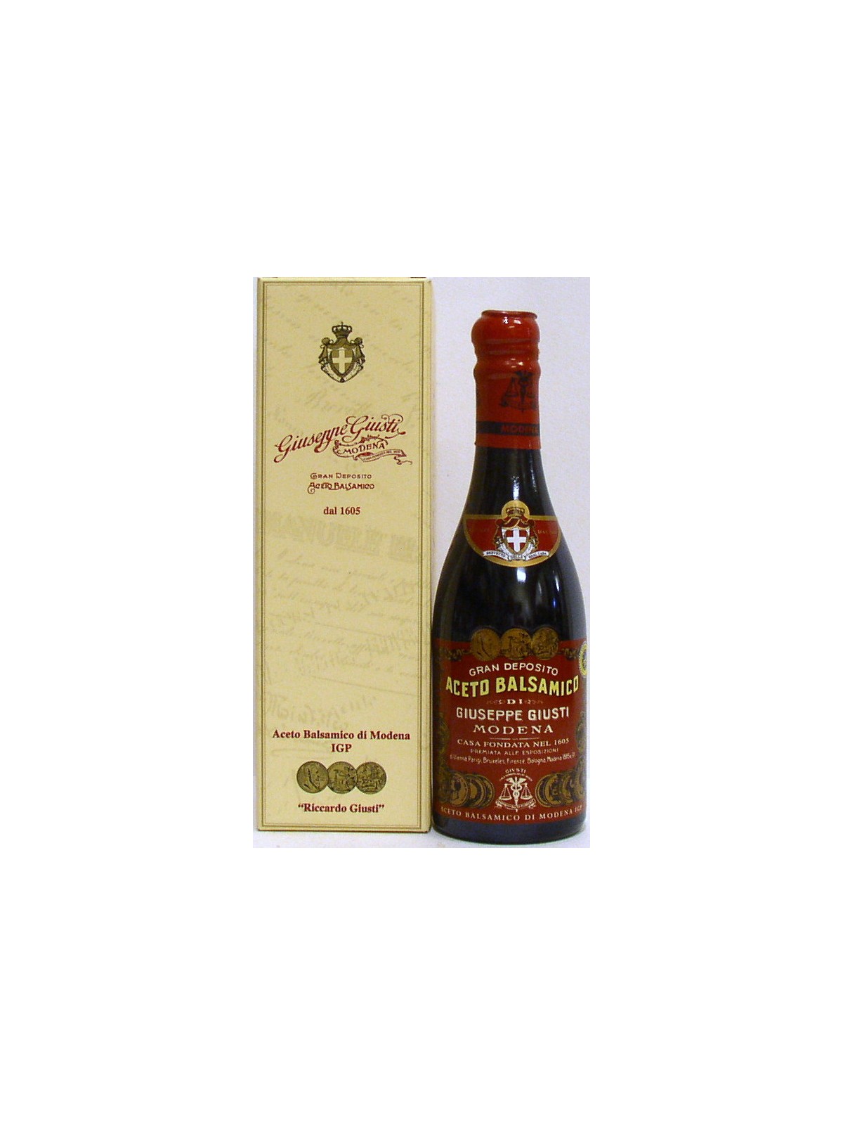 ACETO BALSAMICO DI MODENA IL DENSO 3 MEDAGLIE D'ORO RICCARDO GIUSTI 250 ml - GIUSTI