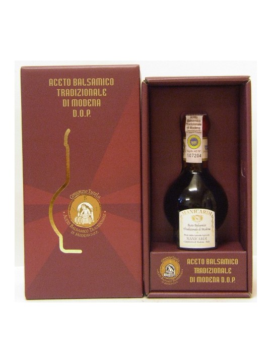 ACETO BALSAMICO TRADIZIONALE DI MODENA DOP cc.100  12 ANNI - MANICARDI
