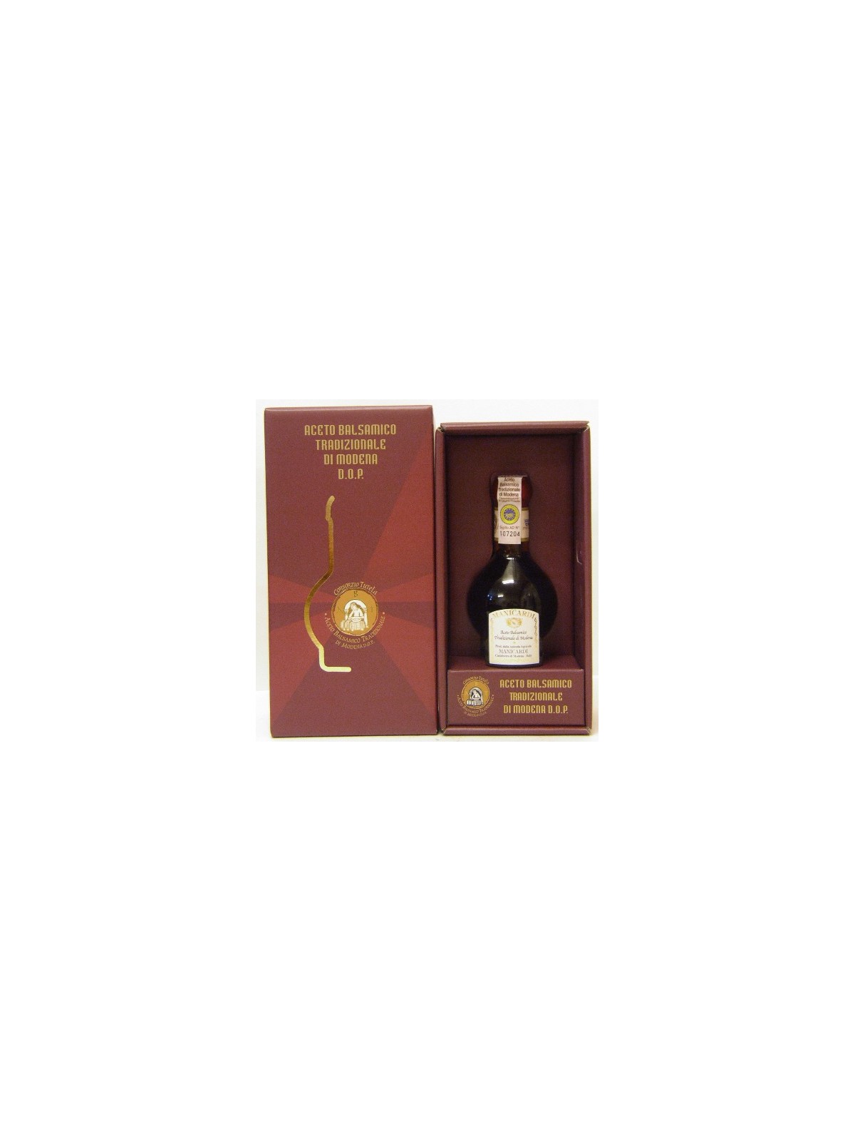 ACETO BALSAMICO TRADIZIONALE DI MODENA DOP cc.100  12 ANNI - MANICARDI