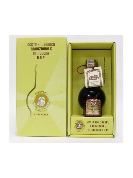 ACETO BALSAMICO TRADIZIONALE DI MODENA DOP ml.100  EXTRAVECCHIO OLTRE 25 ANNI - MANICARDI