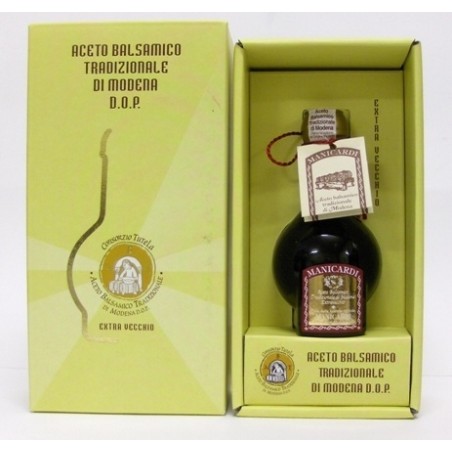ACETO BALSAMICO TRADIZIONALE DI MODENA DOP ml.100  EXTRAVECCHIO OLTRE 25 ANNI - MANICARDI
