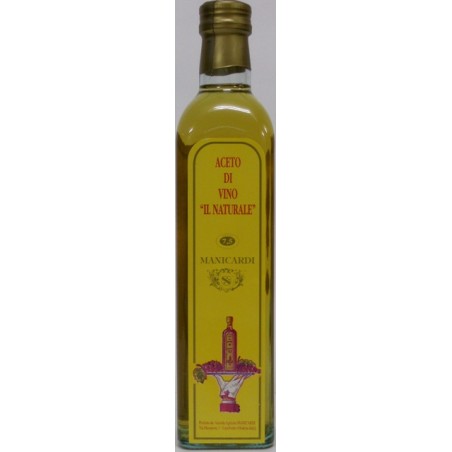 ACETO DI VINO BIANCO " IL NATURALE" 0,500 - MANICARDI