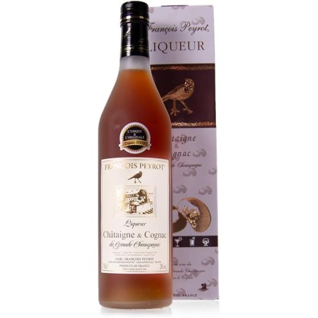 LIQUEUR CHATAIGNE & COGNAC  - FRANCOIS  PEYROT