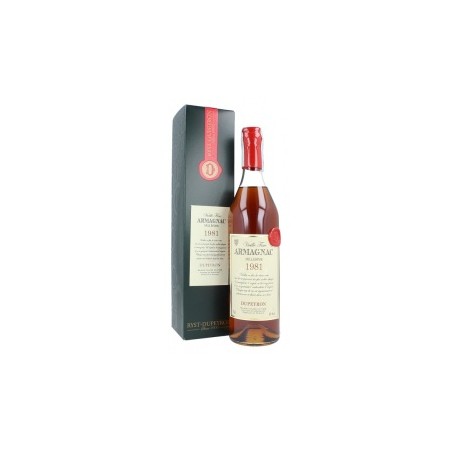 ARMAGNAC  MILLESIME 1981 DUPEYRON