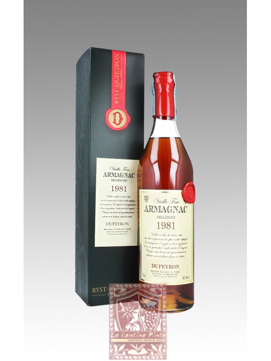 ARMAGNAC MILLESIME 1978 DUPEYRON