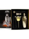 BAR-SET 5 PEZZI IN ACCIAIO INOX PER COCKTAIL - CILIO
