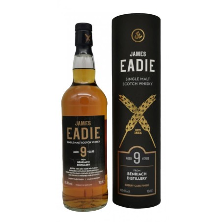 SINGLE MALT SCOTCH WHISKY BENRIACH  9 YO 2010 SHERRY CASK FINISH - JAMES EADIE