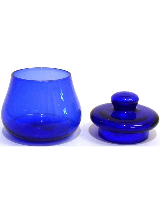 BICCHIERE IN VETRO BLU PER DEGUSTAZIONE OLIO DI OLIVA