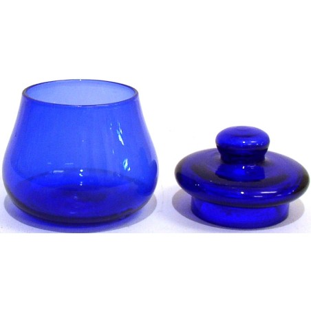 BICCHIERE IN VETRO BLU PER DEGUSTAZIONE OLIO DI OLIVA