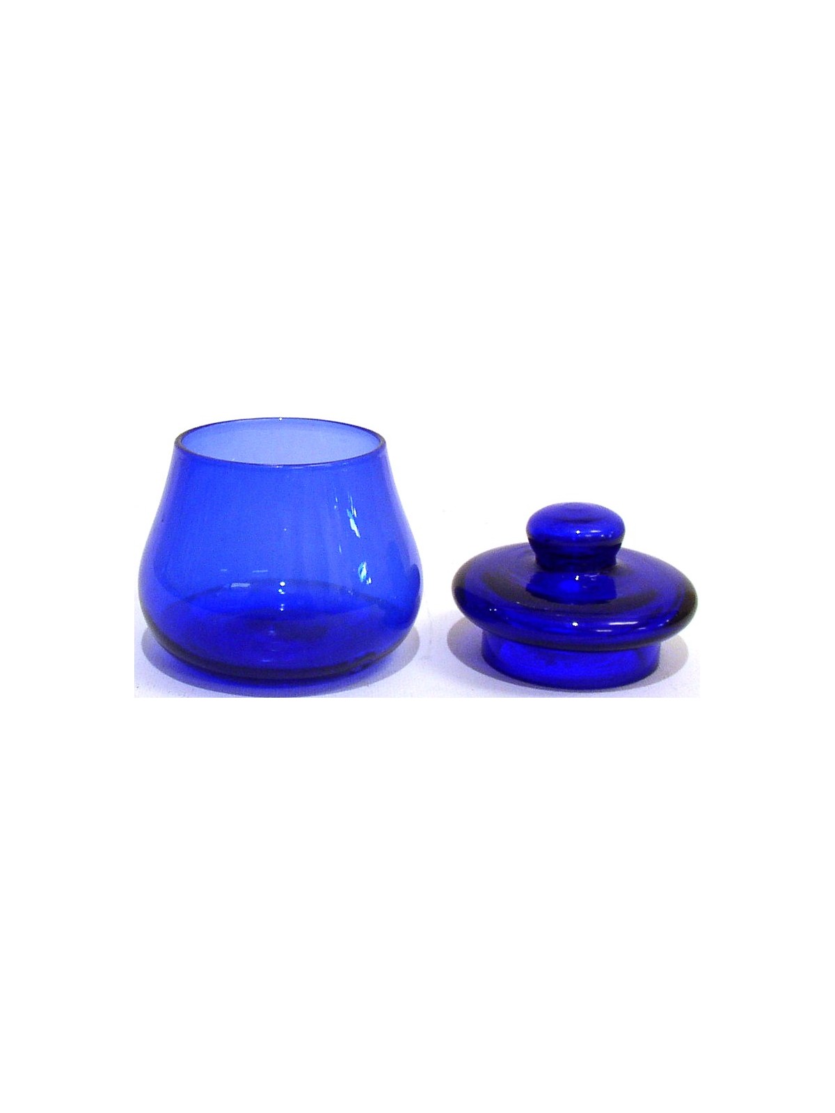 BICCHIERE IN VETRO BLU PER DEGUSTAZIONE OLIO DI OLIVA