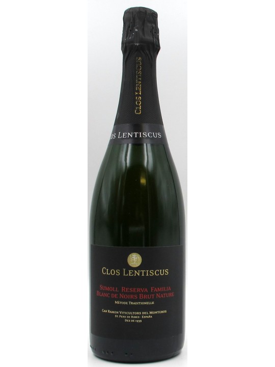 BLANC DE NOIR SUMOLL RESERVA DE FAMILIA 2013 BRUT NATURE METODE TRADITIONELLE CLOS LENTISCUS