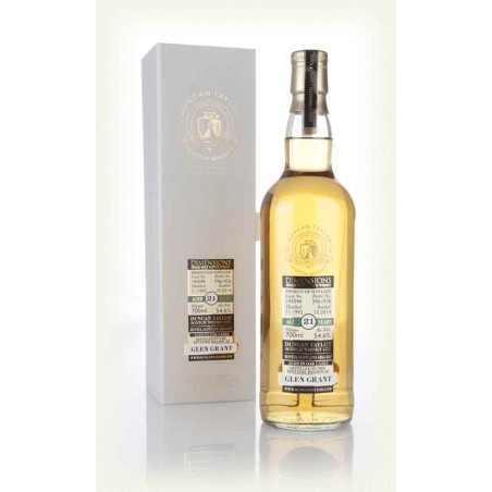 SINLE MALT SCOTCH WHISKY GLEN GRANT 1992 21YO DIMENSIONS - DUNCAN TAYLOR