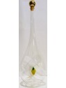 BOTTIGLIA CON LIMONE IN VETRO SOFFIATO PER GRAPPA O LIMONCELLO