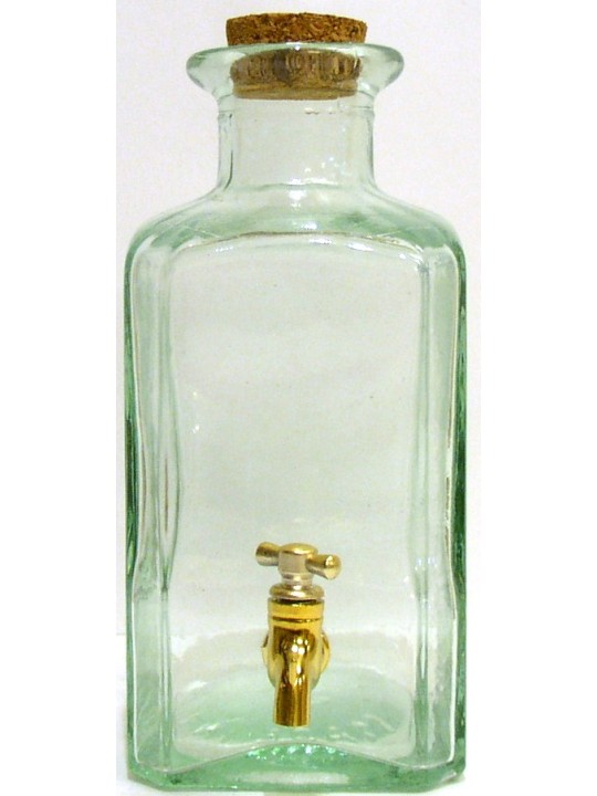 BOTTIGLIA CON RUBINETTO DA 0,85 LT. PER WHISKY O VINSANTO