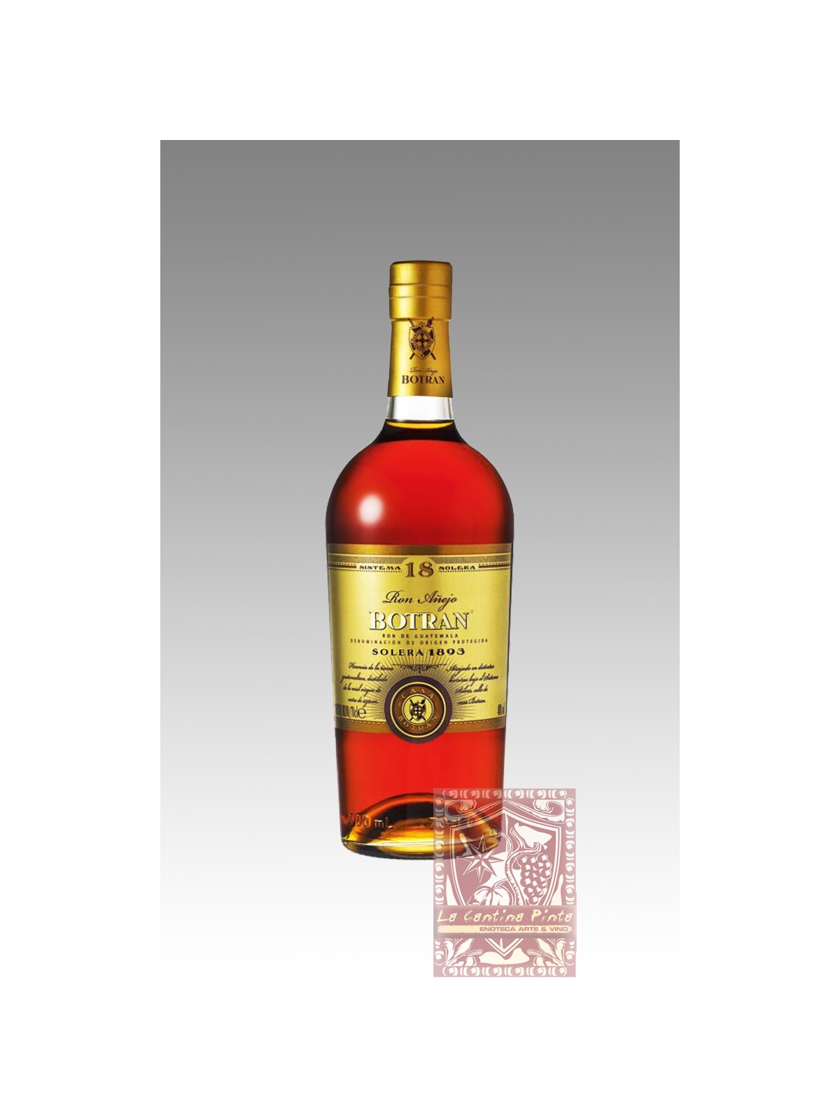RON ANEJO BOTRAN SISTEMA 18 SOLERA 1893 - RUM DEL GUATEMALA