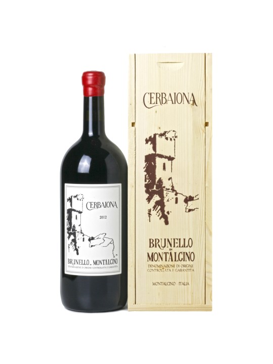 BRUNELLO DI MONTALCINO 2012 MAGNUM 1,5 LT IN CASSA DI LEGNO -  LA CERBAIONA