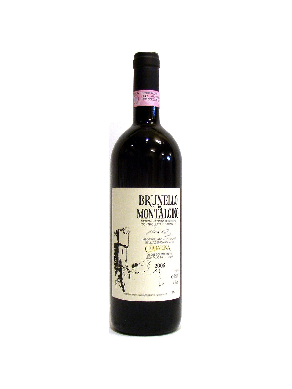 BRUNELLO DI MONTALCINO CERBAIONA 2009 - DIEGO MOLINARI