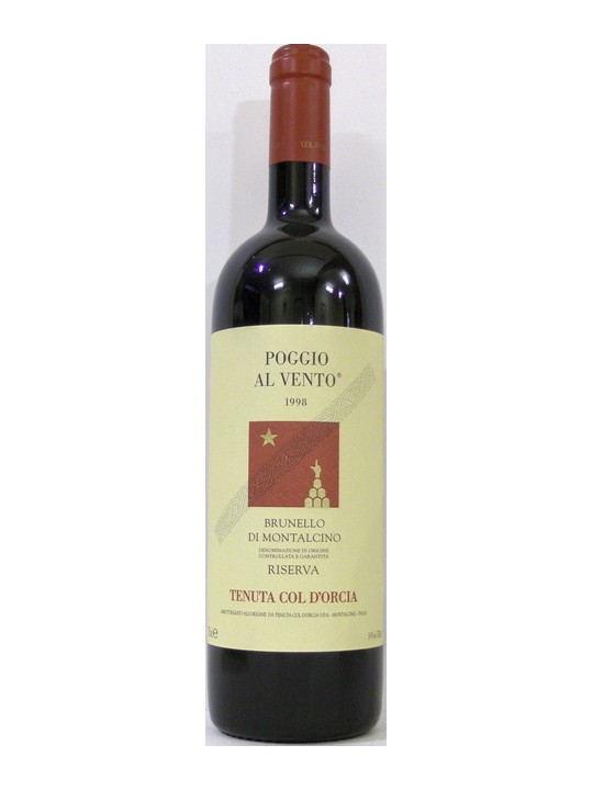 BRUNELLO DI MONTALCINO RISERVA 2012  POGGIO AL VENTO - TENUTA COL D'ORCIA