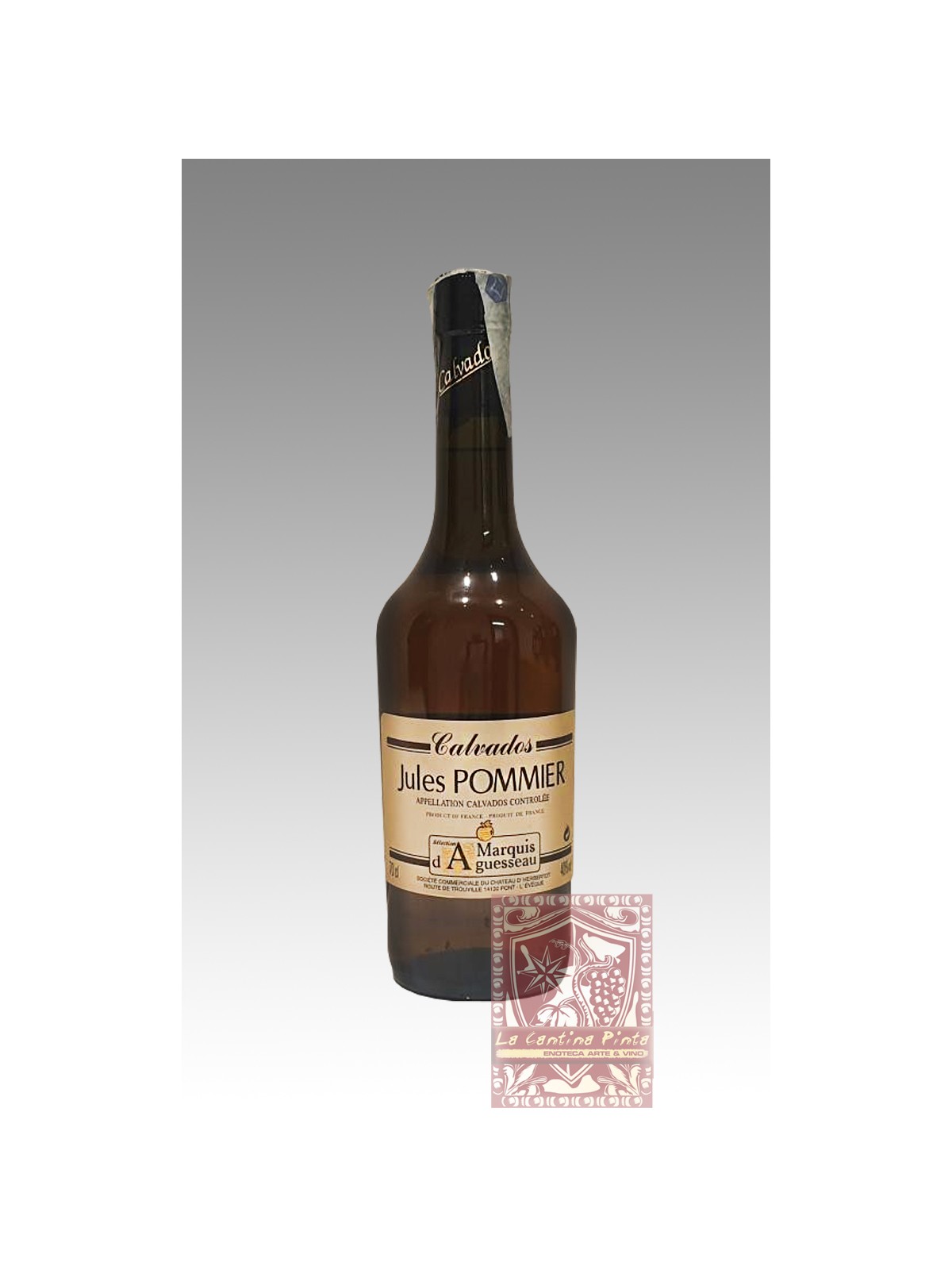 CALVADOS AOC JULES POMMIER -  MARQUIS D'AGUESSEAU