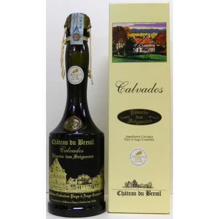 CALVADOS RESERVE SEIGNEURS  X.O. 20 Y.O. - CHATEAU DU BREUIL