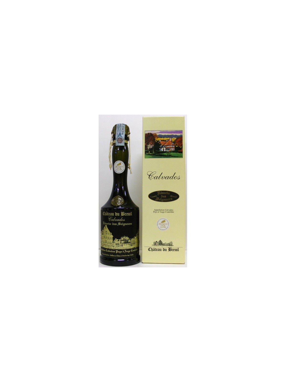 CALVADOS RESERVE SEIGNEURS  X.O. 20 Y.O. - CHATEAU DU BREUIL