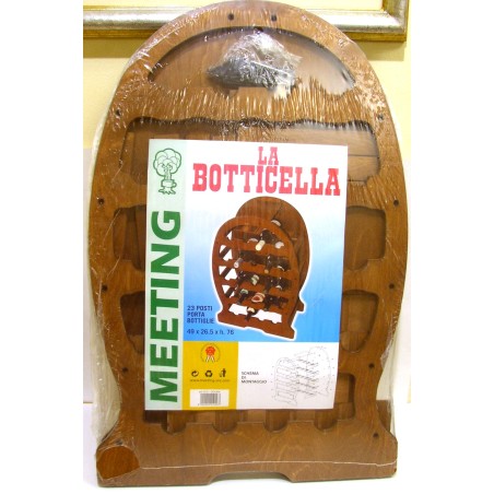 CANTINETTA DI LEGNO "BOTTICELLA" DA 23 POSTI IN KIT DI MONTAGGIO