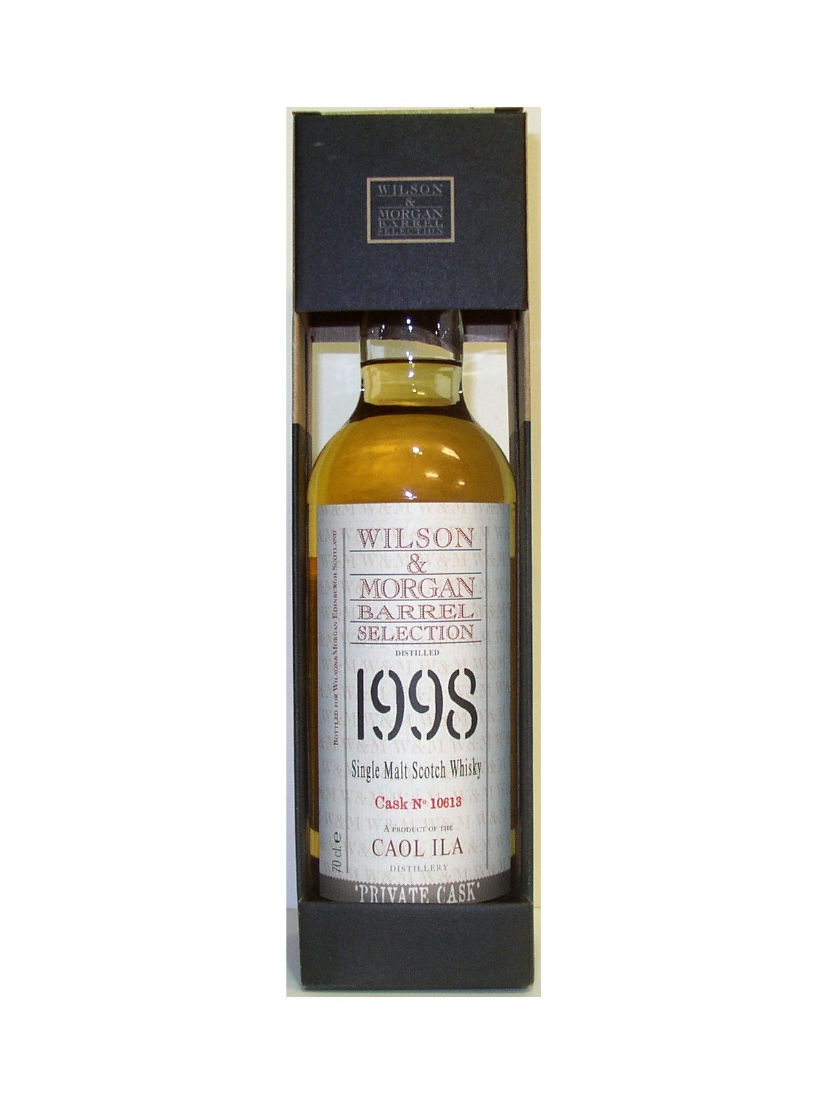 CAOL ILA 1998 16 Y.O.SINGLE MALT SCOTCH WHISKY PRIVATE CASK, WILSON & MORGAN