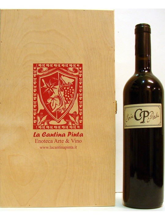 CASSETTA LEGNO CANTINA PINTA DA 2 BOTT.
