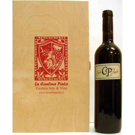 CASSETTA LEGNO CANTINA PINTA DA 2 BOTT.