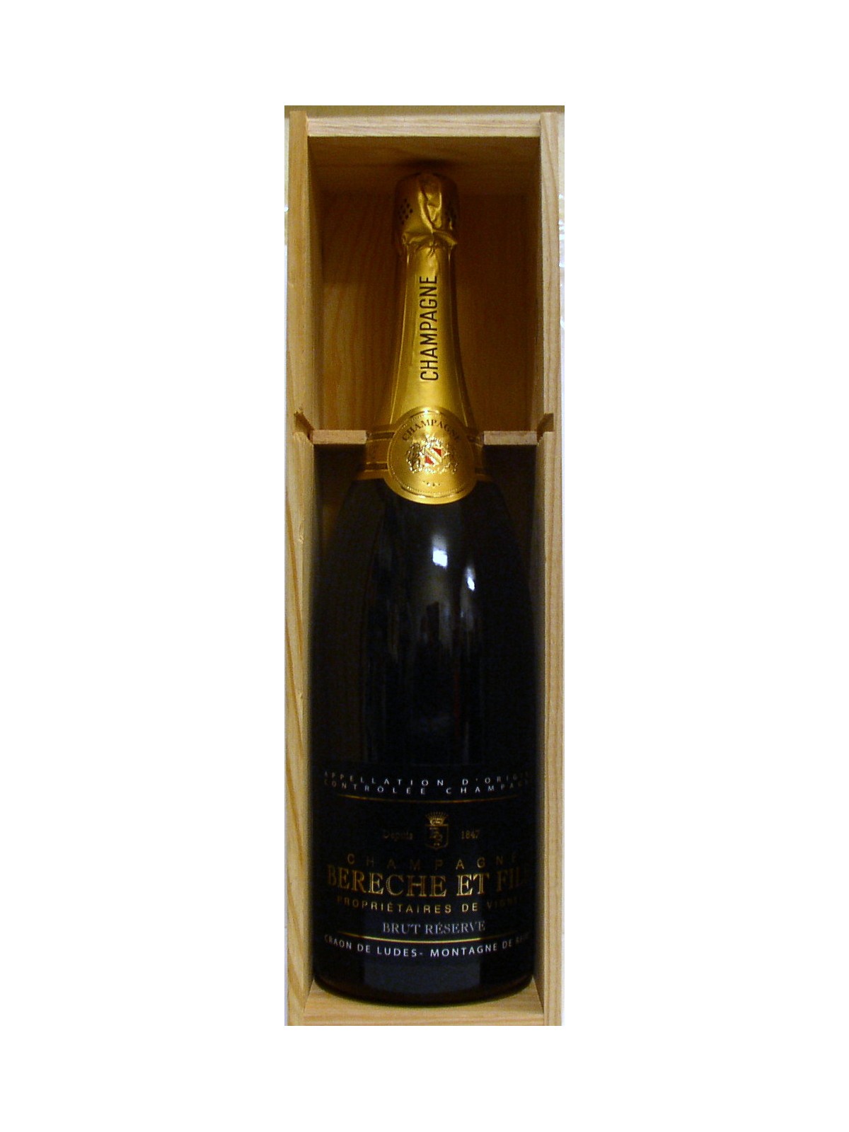 CHAMPAGNE  BRUT RESERVE DOPPIA MAGNUM 3  LT. BERECHE ET FILS