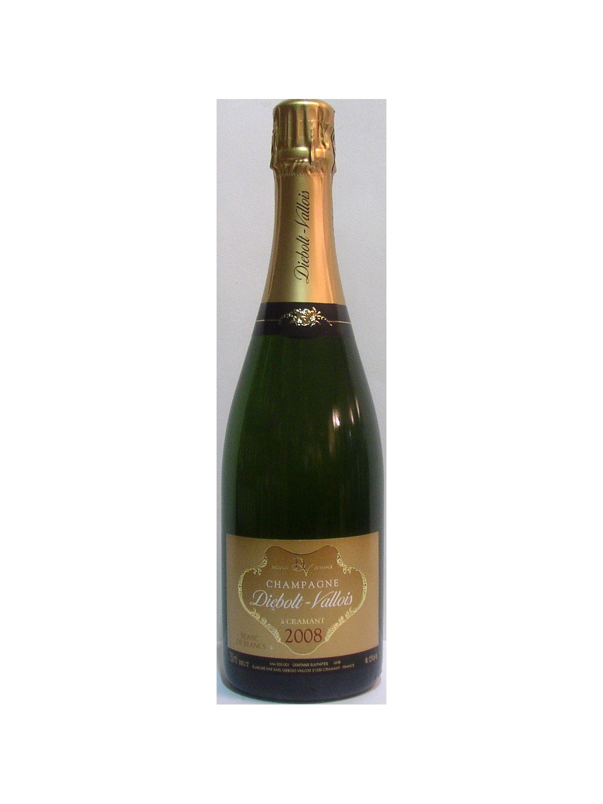 CHAMPAGNE BLANC DE BLANCS BRUT 2008 DIEBOLT-VALLOIS