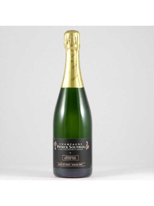 CHAMPAGNE BLANC DE NOIRS GRAN CRU ZERO DOSAGE  PATRICK SOUTIRAN
