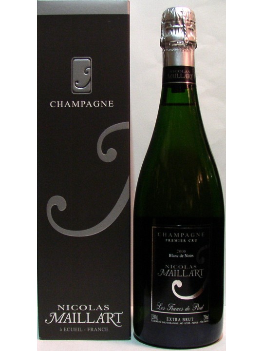 CHAMPAGNE BLANC DE NOIRS LES FRANC DE PIED 2008 PREMIER CRU EXTRA BRUT - NICOLAS MAILLART