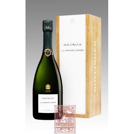 CHAMPAGNE BOLLINGER LA GRANDE ANNEE' 2008 BRUT COFFRET