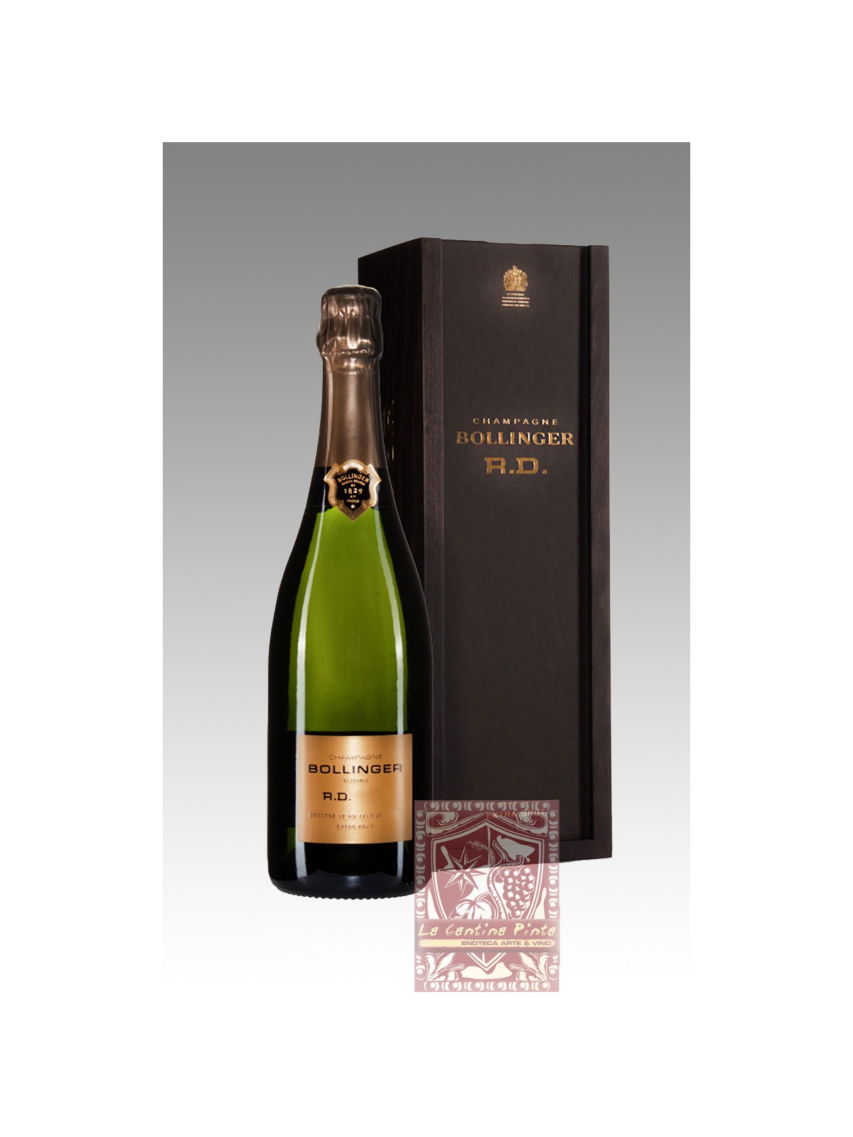 CHAMPAGNE BOLLINGER R.D. 2008 EXTRA BRUT COFFRET