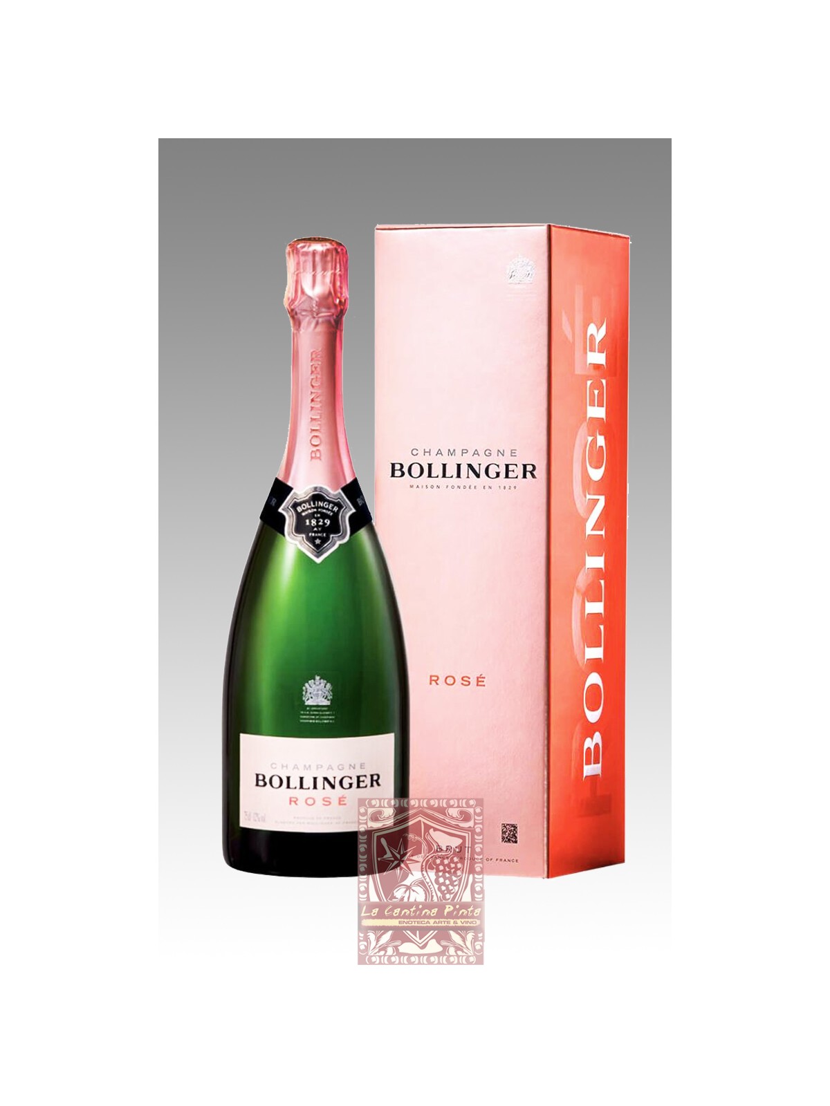 CHAMPAGNE BOLLINGER ROSE' ASTUCCIATO BRUT