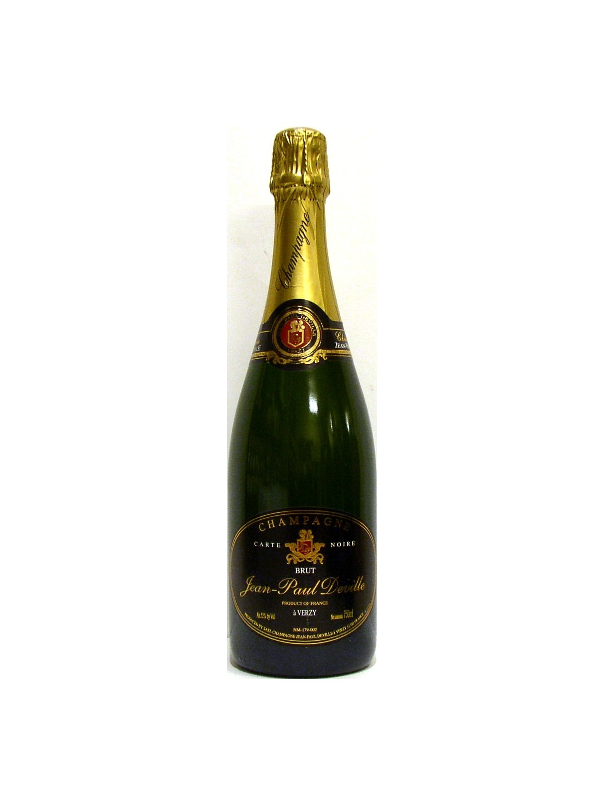CHAMPAGNE CARTE NOIRE BRUT - JEAN-PAUL DEVILLE