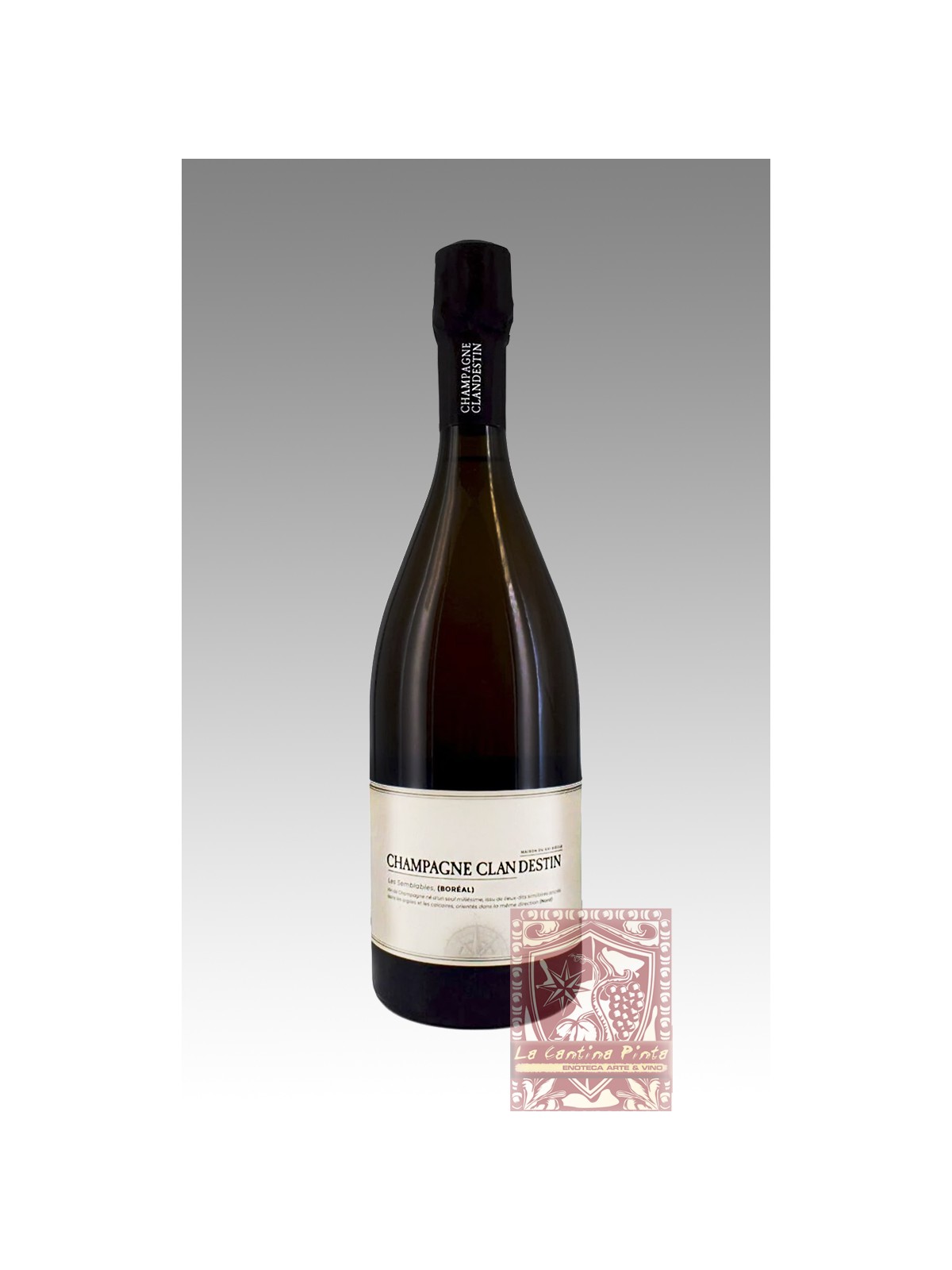 CHAMPAGNE CLANDESTIN  LES SEMBLABLES BOREAL BRUT NATURE 2019