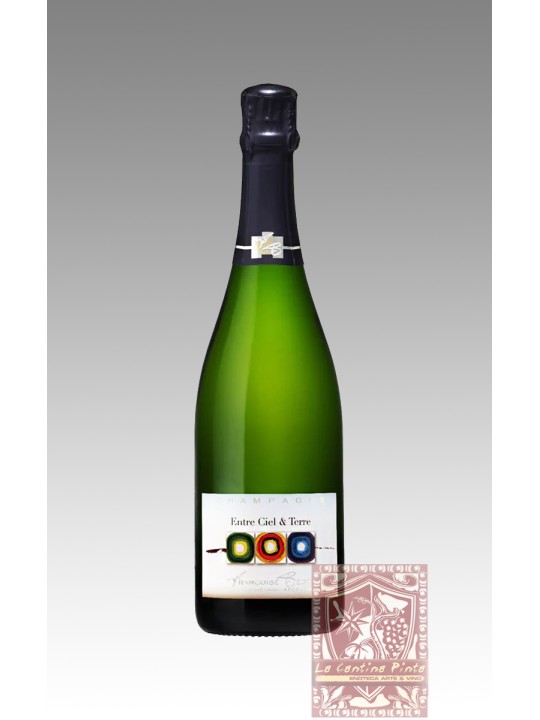 CHAMPAGNE CUVEE "ENTRE CIEL ET TERRE" BRUT BLANC DE NOIRS BRUT- FRANCOISE BEDEL