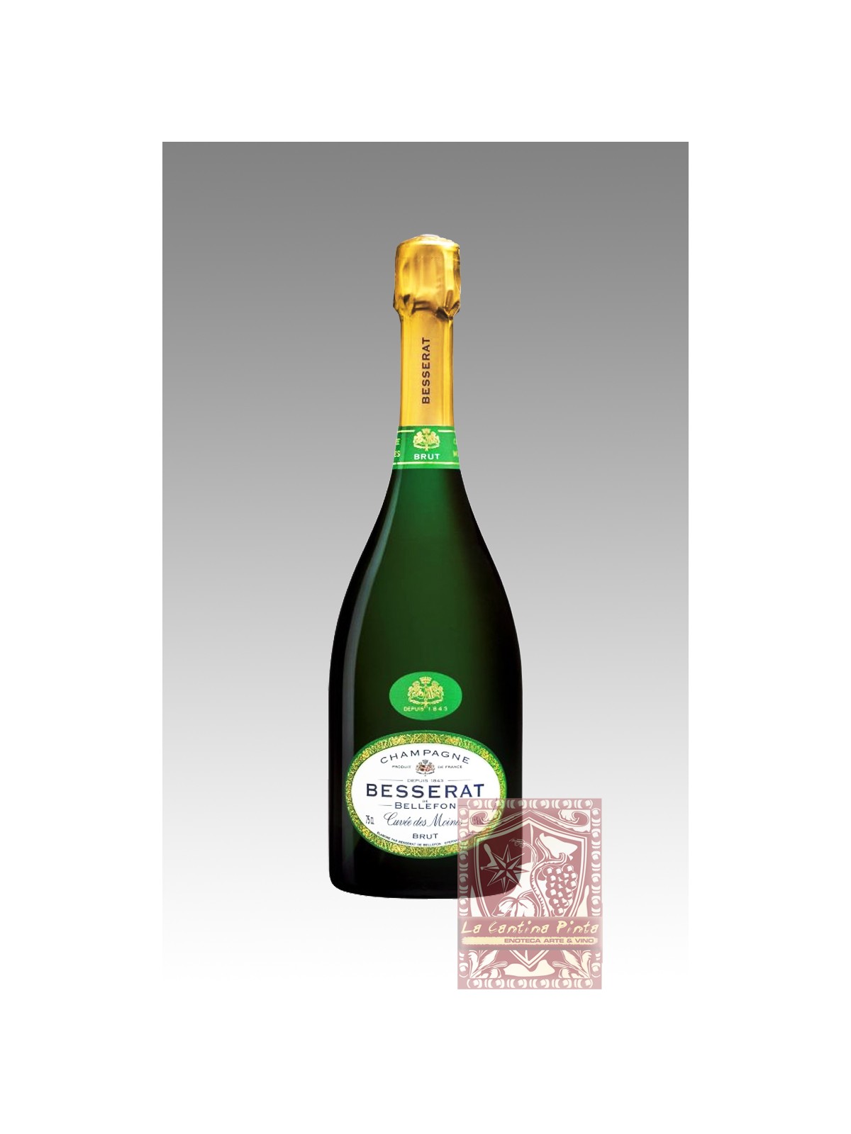 CHAMPAGNE CUVEE DES MOINES BRUT -  BESSERAT dè BELLEFON