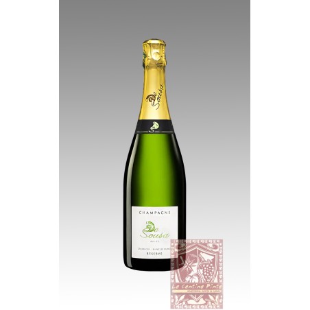 CHAMPAGNE DE SOUSA GRAND CRU RESERVE BRUT BLANC DE BLANCS