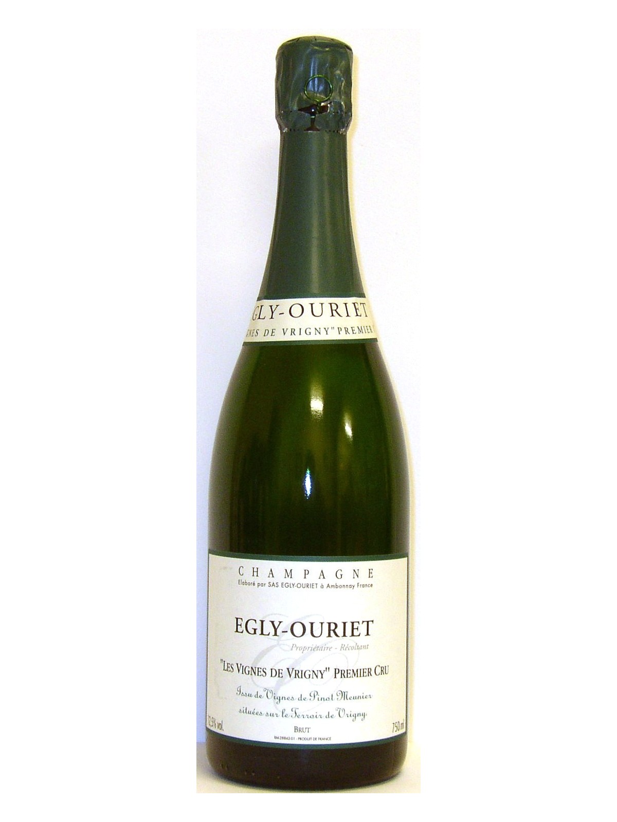 CHAMPAGNE EGLY-OURIET LES VIGNES DE VRIGNY 1ER CRU ASSEMBLAGE BASE 2019