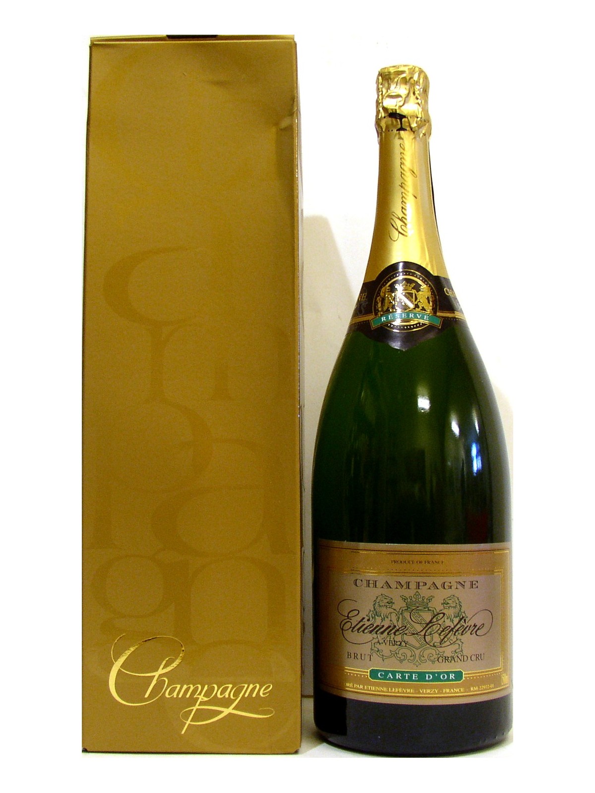 CHAMPAGNE ETIENNE LEFEVRE BRUT GRAND CRU CARTE D'OR MAGNUM 1,5 LT