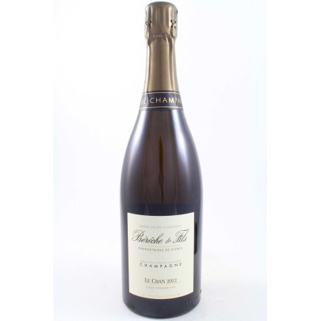CHAMPAGNE EXTRA BRUT LE CRAN 2014 1er  CRU -  BERECHE ET FILS