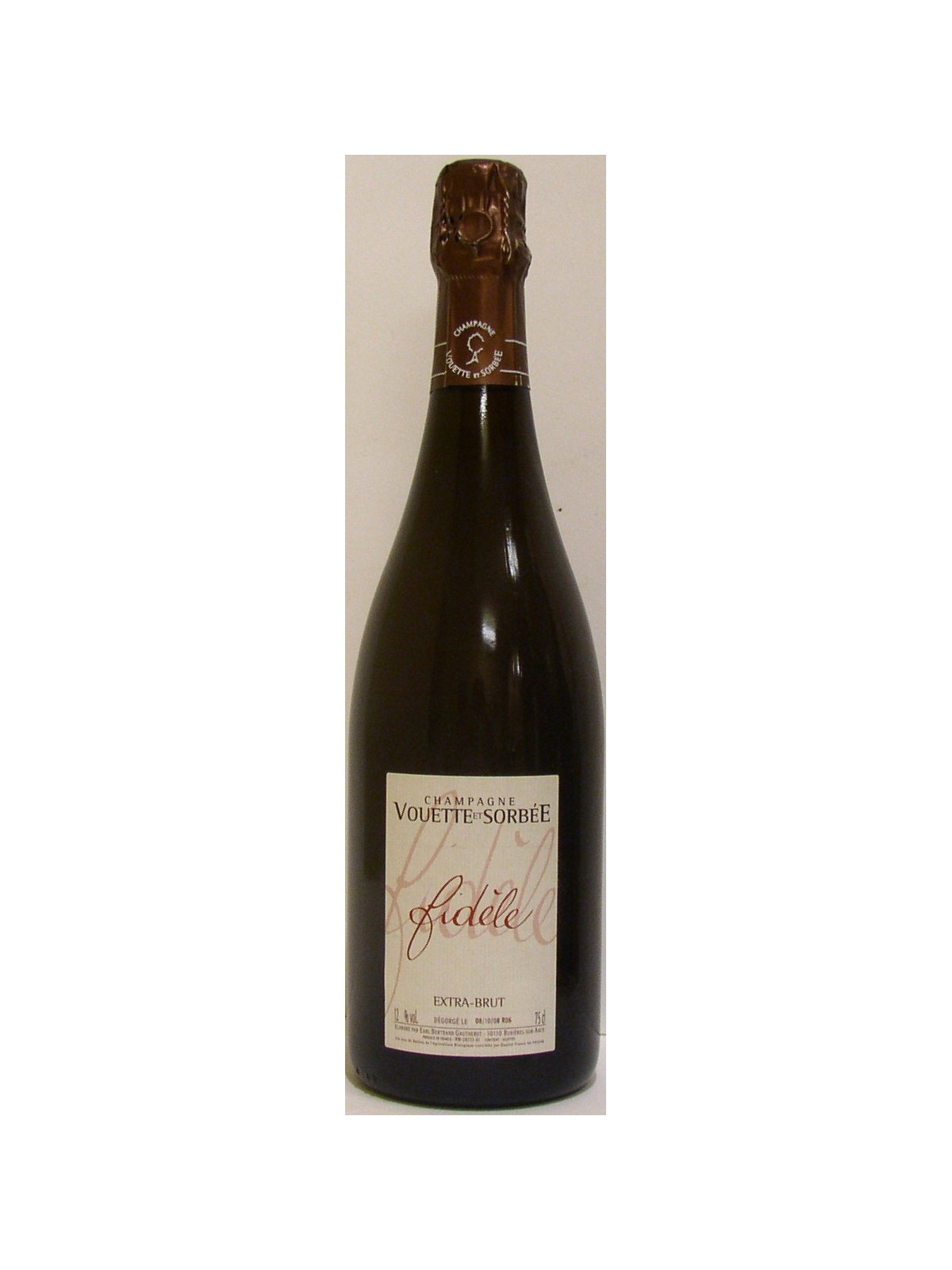 CHAMPAGNE FIDELE EXTRA BRUT - VOUETTE ET SORBEE