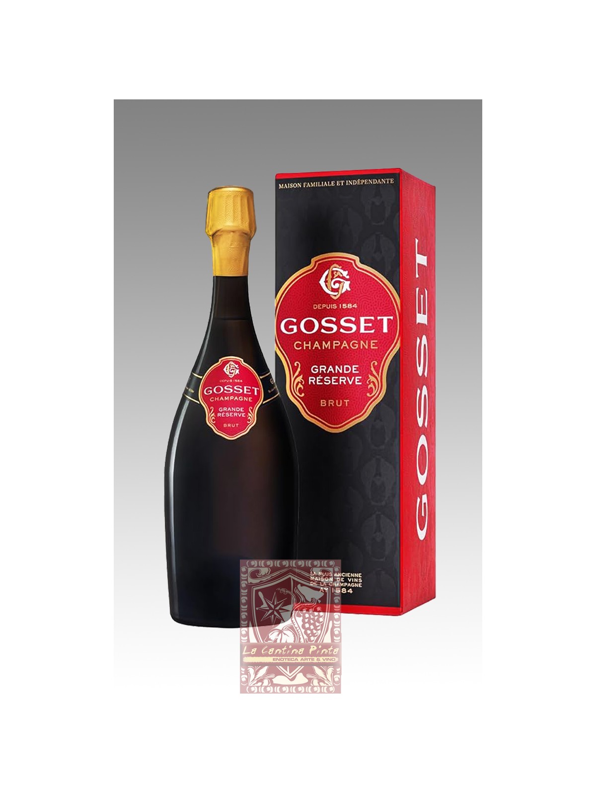 CHAMPAGNE GOSSET BRUT GRANDE RESERVE