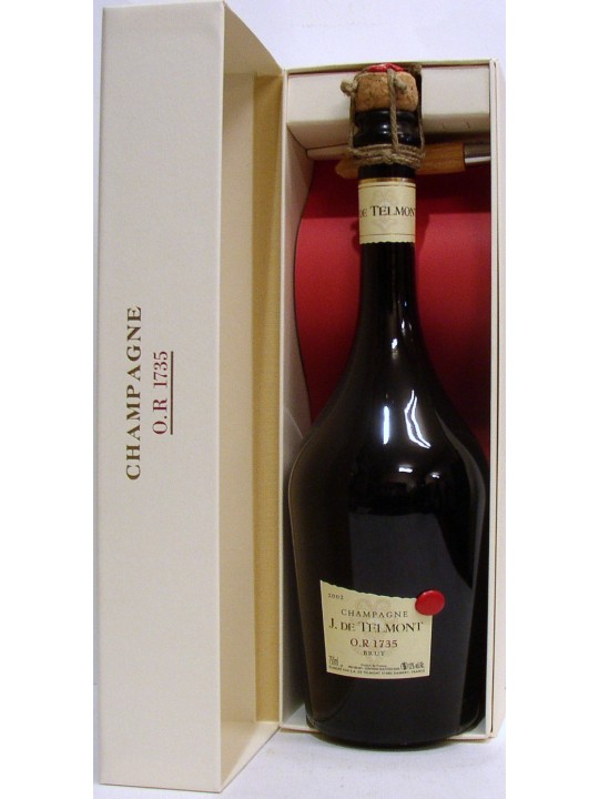 CHAMPAGNE J. DE TELMONT "O.R. 1735" 2002 BRUT