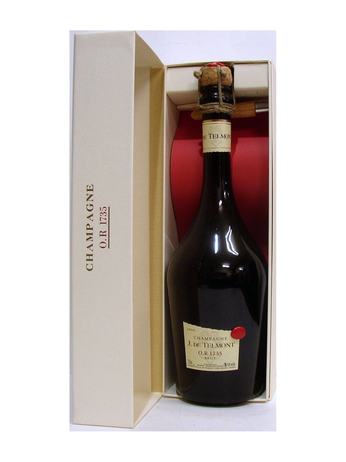 CHAMPAGNE J. DE TELMONT "O.R. 1735" 2002 BRUT